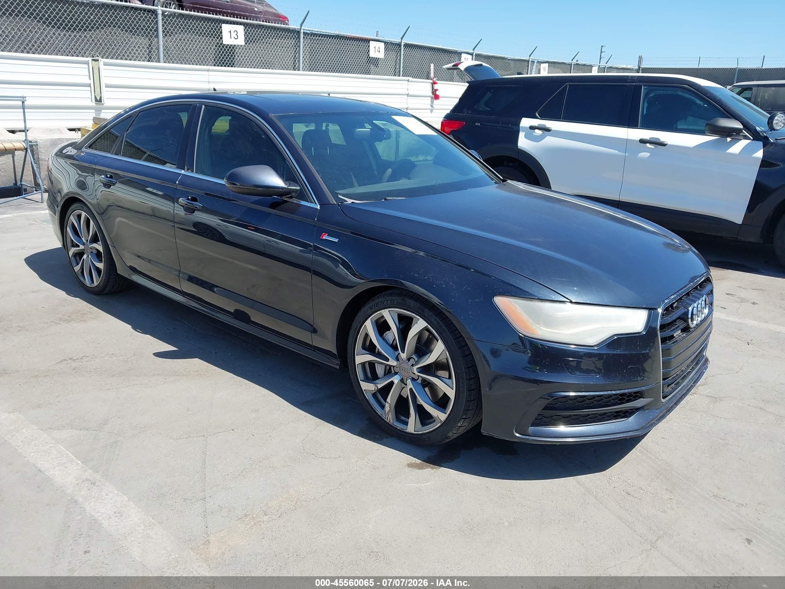2012 Audi A6 3.0t Prestige Blue vin: WAUHGAFC0CN166688