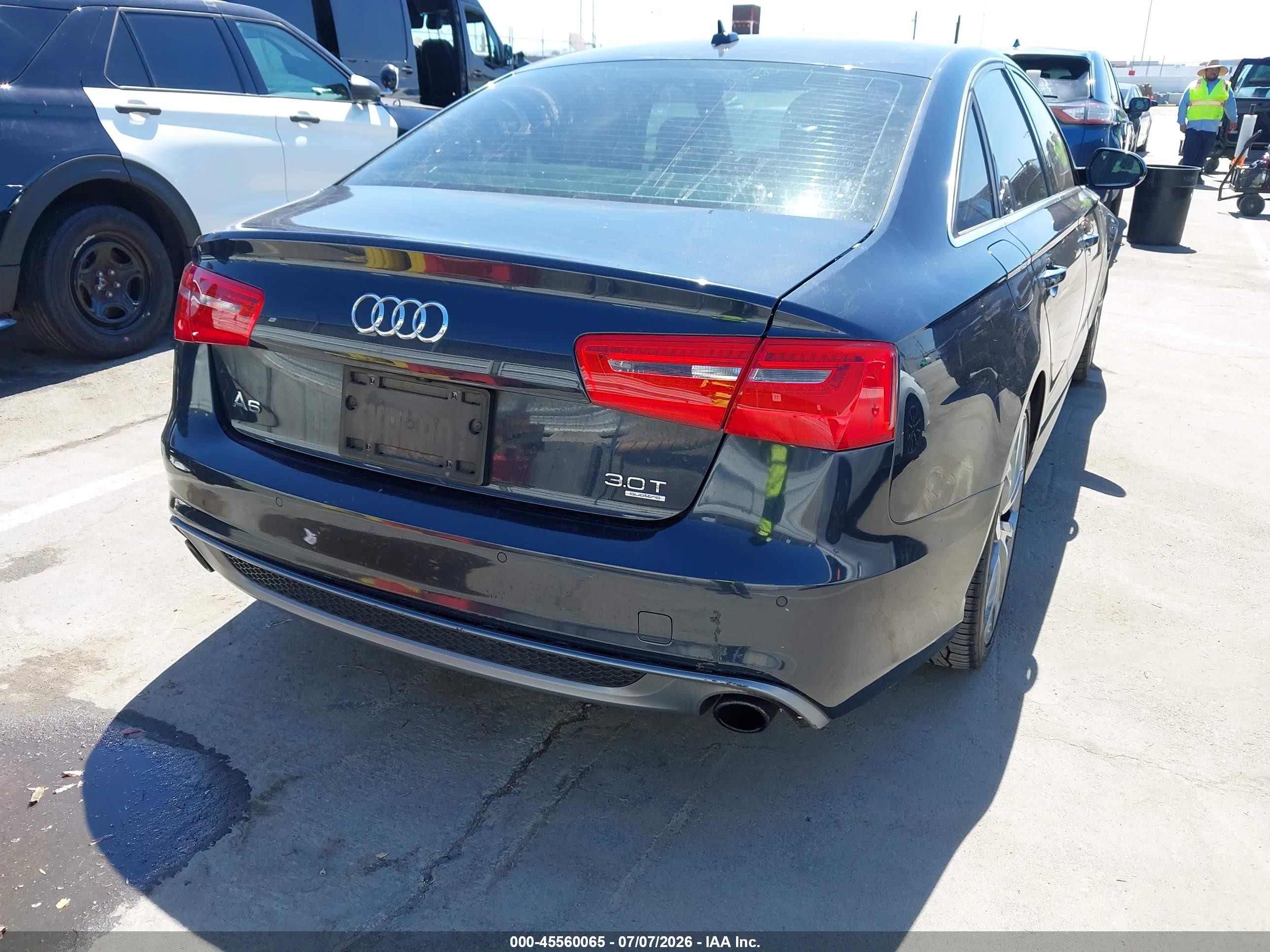 2012 Audi A6 3.0t Prestige Blue vin: WAUHGAFC0CN166688