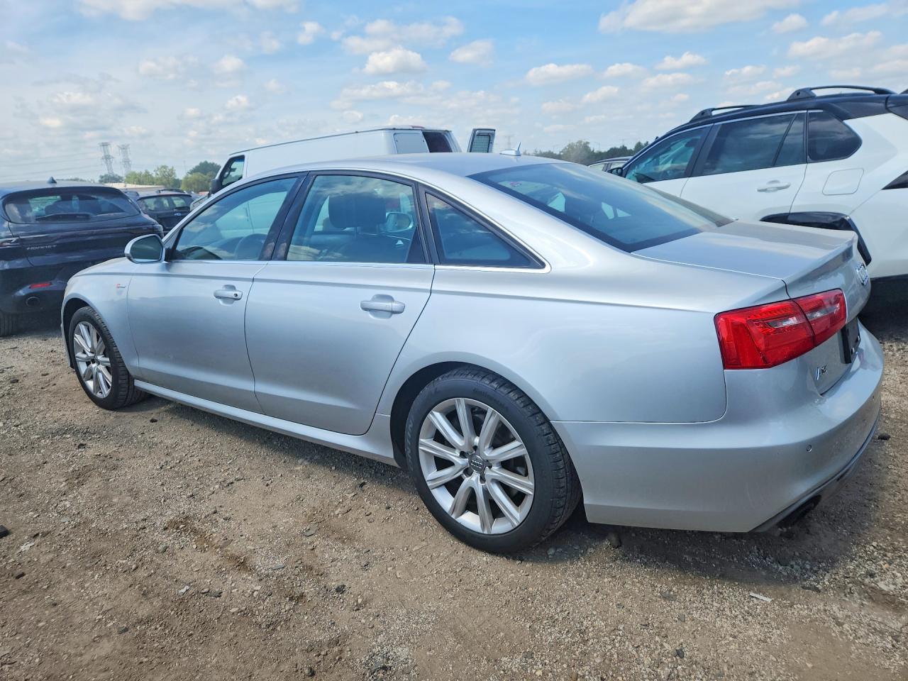 2013 Audi A6 Prestige Silver vin: WAUHGAFC0DN015075