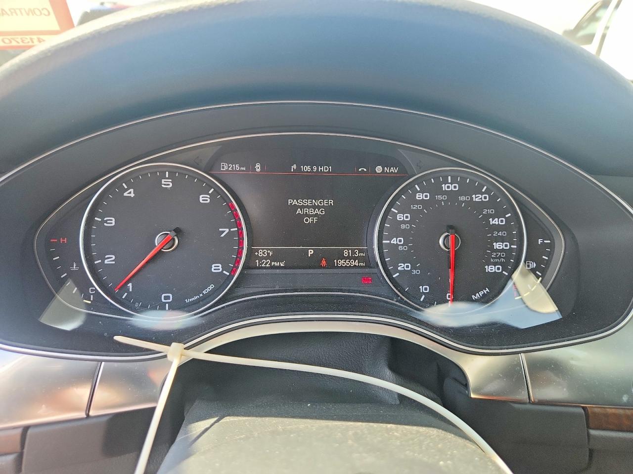 2013 Audi A6 Prestige Silver vin: WAUHGAFC0DN015075