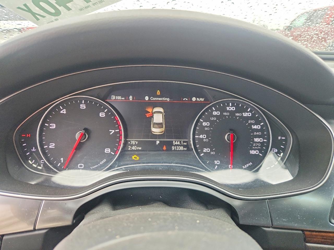 2014 Audi A6 Gray vin: WAUHGAFC0EN000223
