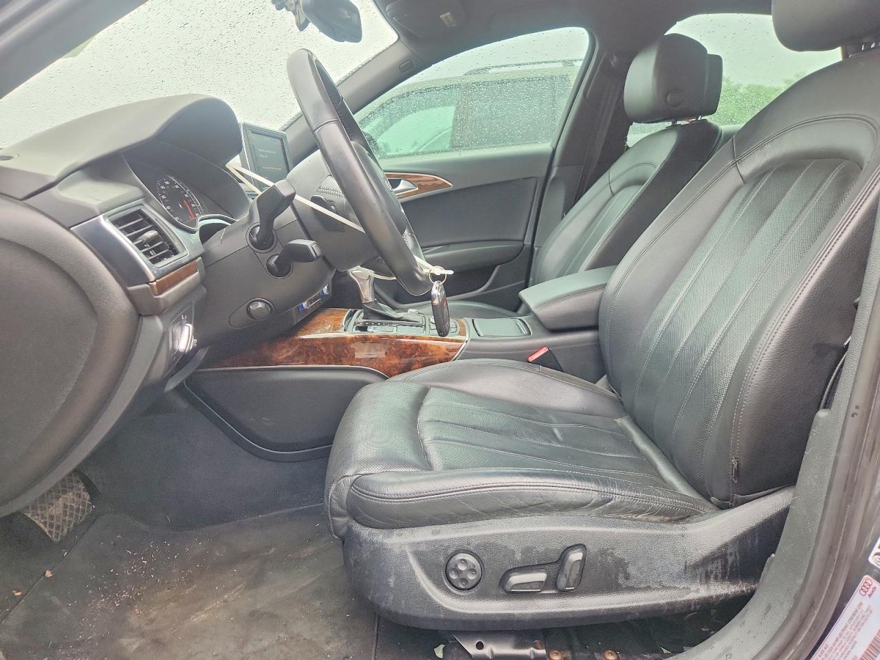 2014 Audi A6 Gray vin: WAUHGAFC0EN000223