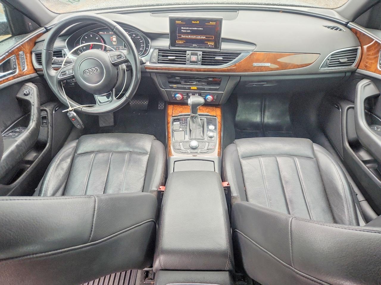 2014 Audi A6 Gray vin: WAUHGAFC0EN000223