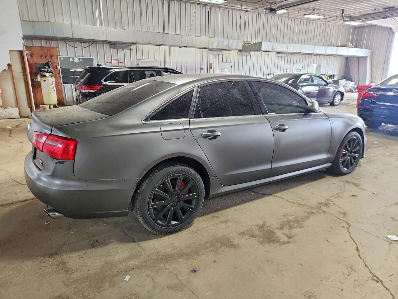2014 Audi A6 Prestige Gray vin: WAUHGAFC0EN081868