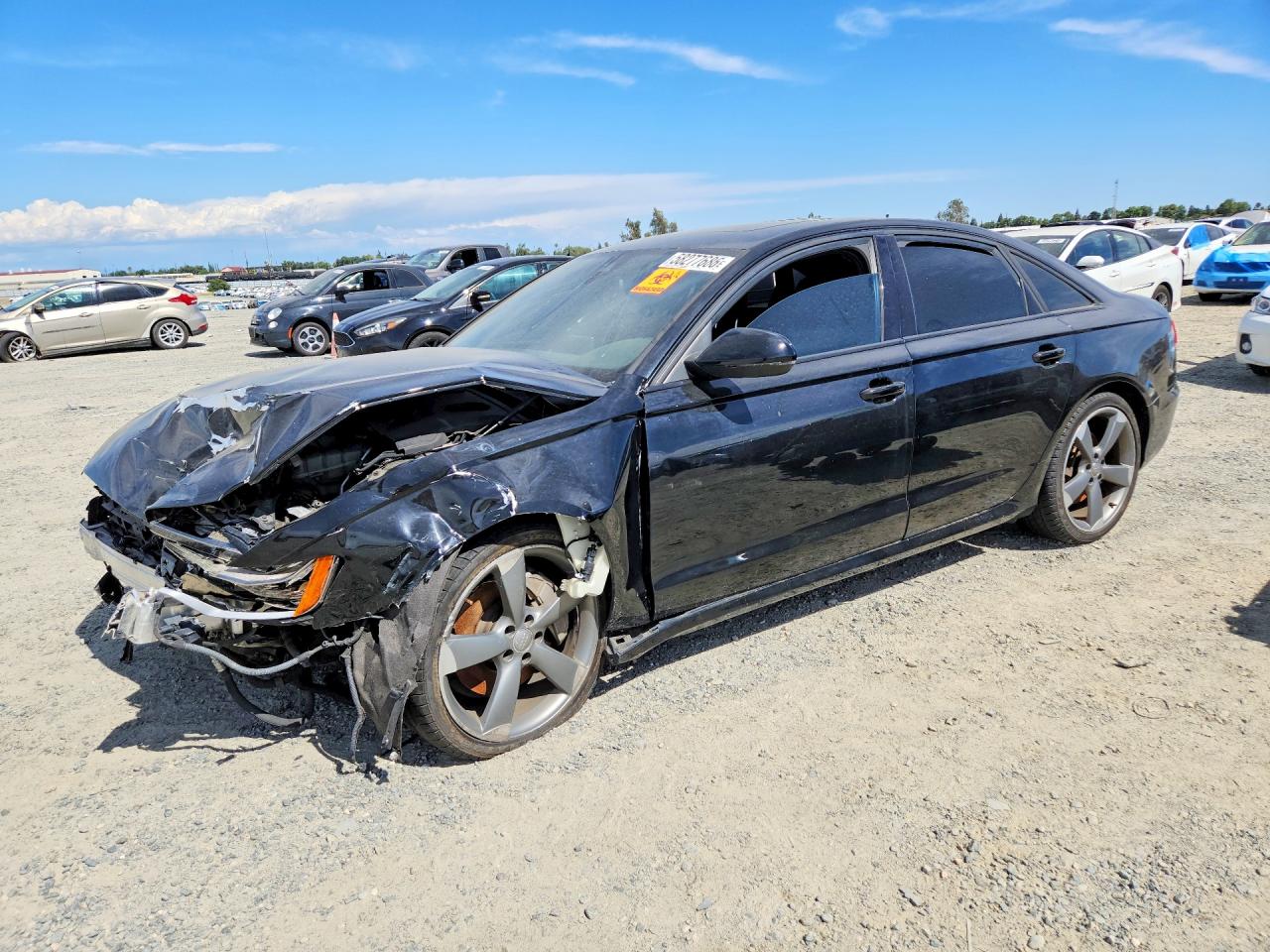 2014 Audi A6 Prestige Black vin: WAUHGAFC0EN113623