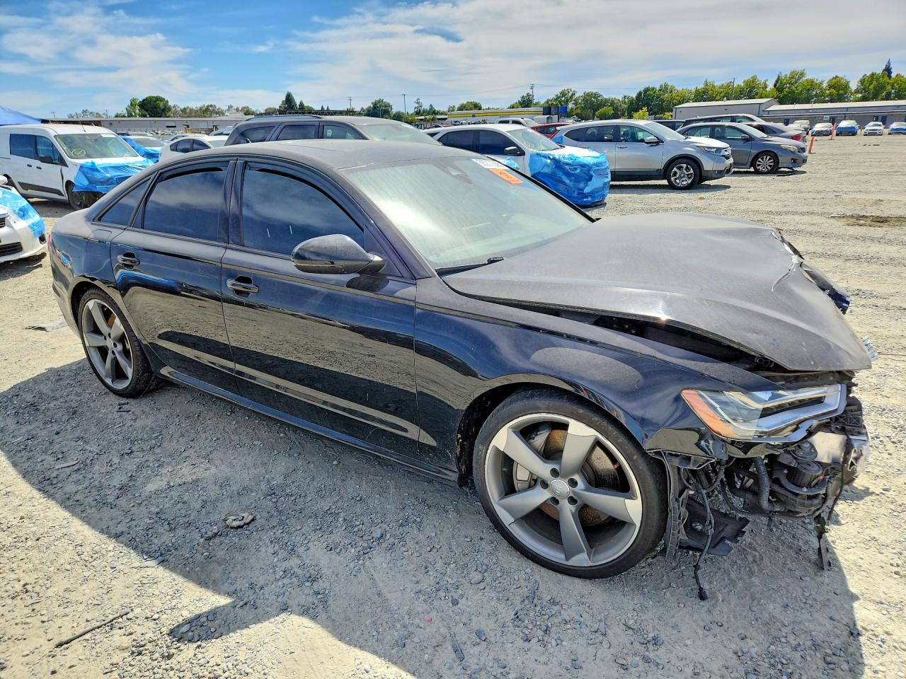 2014 Audi A6 Prestige Black vin: WAUHGAFC0EN113623