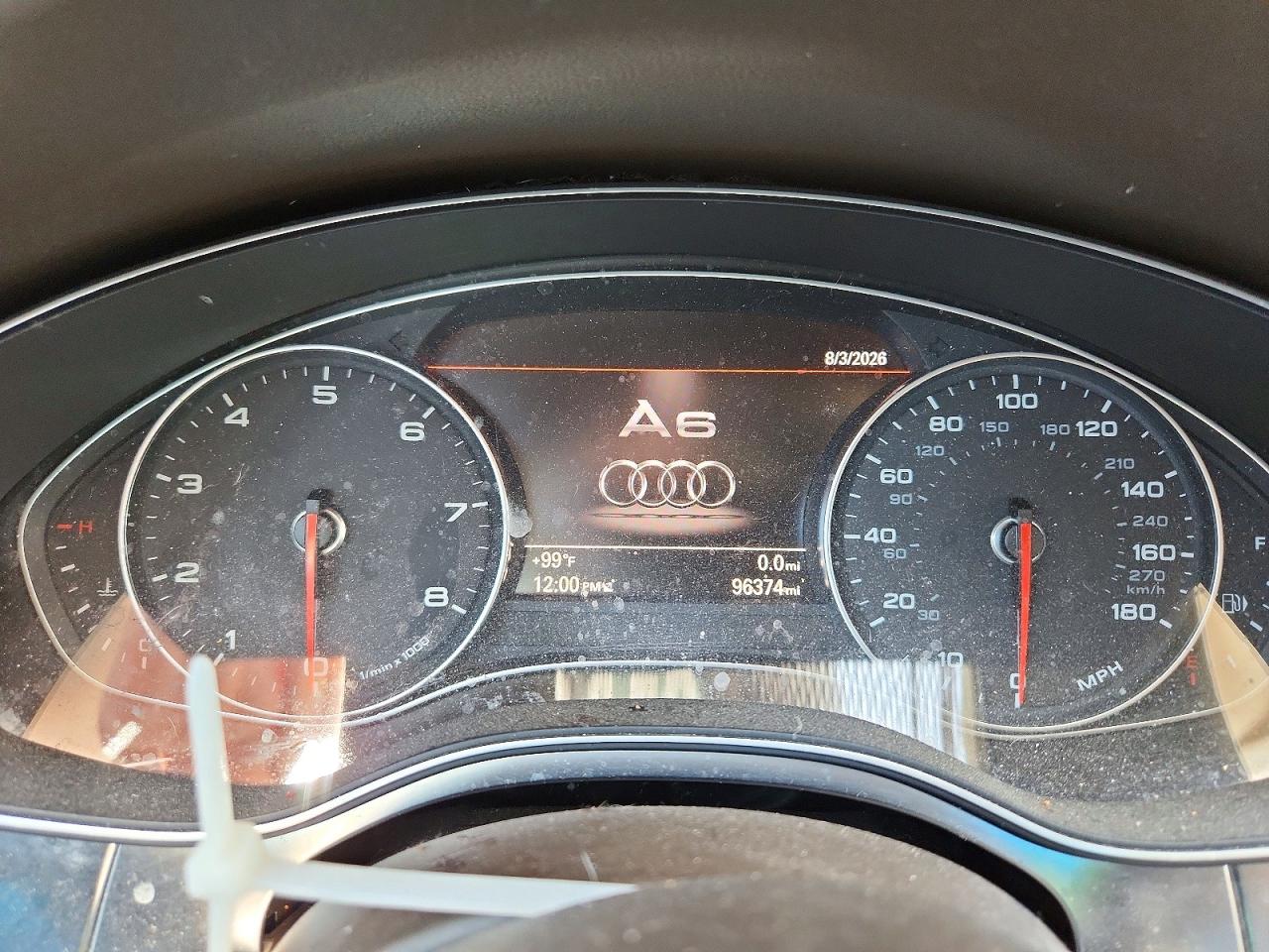 2015 Audi A6 Prestige Black vin: WAUHGAFC0FN025737