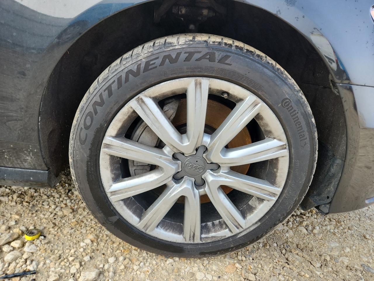 2015 Audi A6 Prestige Black vin: WAUHGAFC0FN025737 Damage: Right Front Wheel, Curb Rash, > 12 Inches
