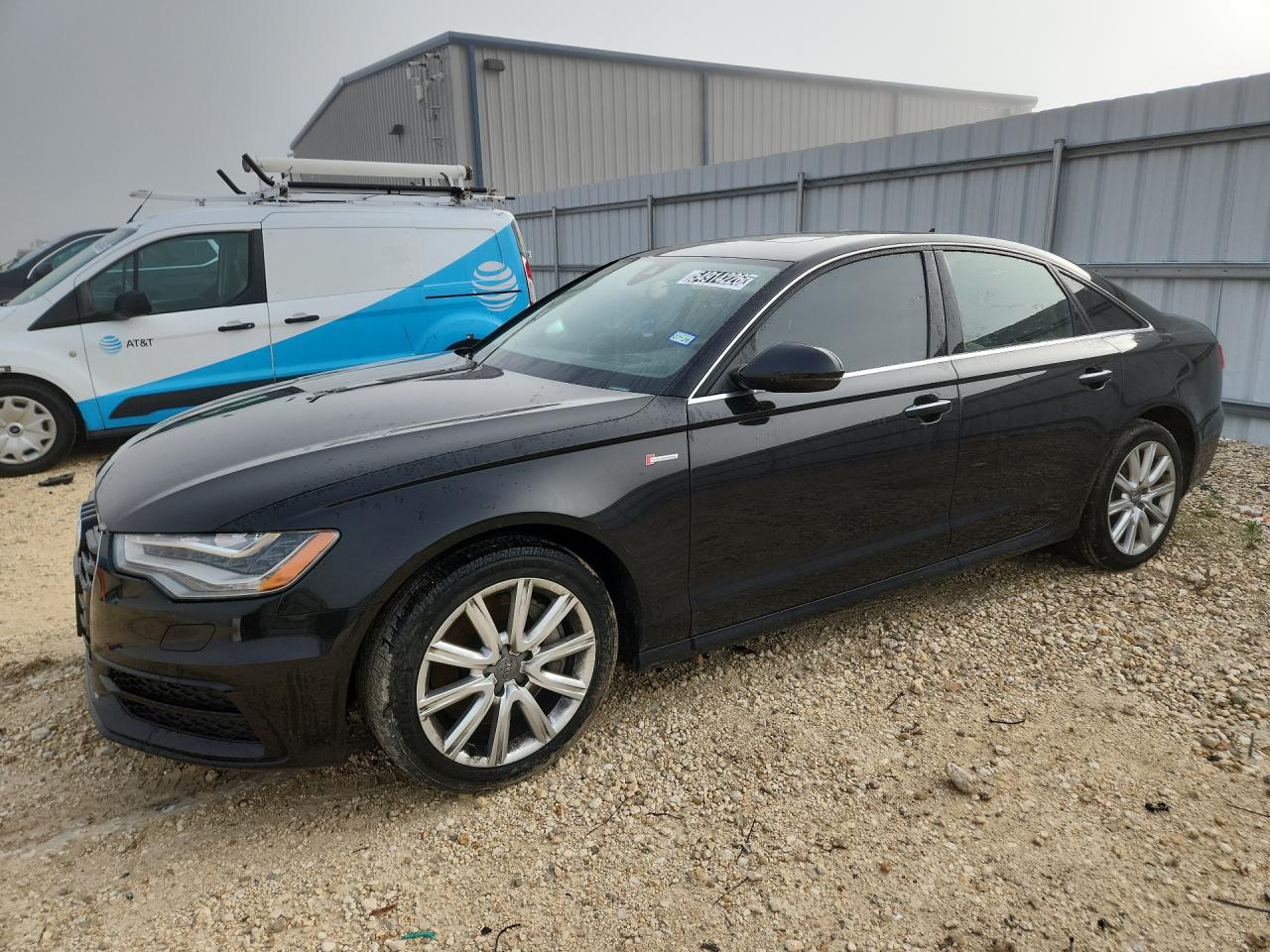 2015 Audi A6 Prestige Black vin: WAUHGAFC0FN025737 Damage: Left Front Fender, Heavy Scratch, 1 To 2 Inches