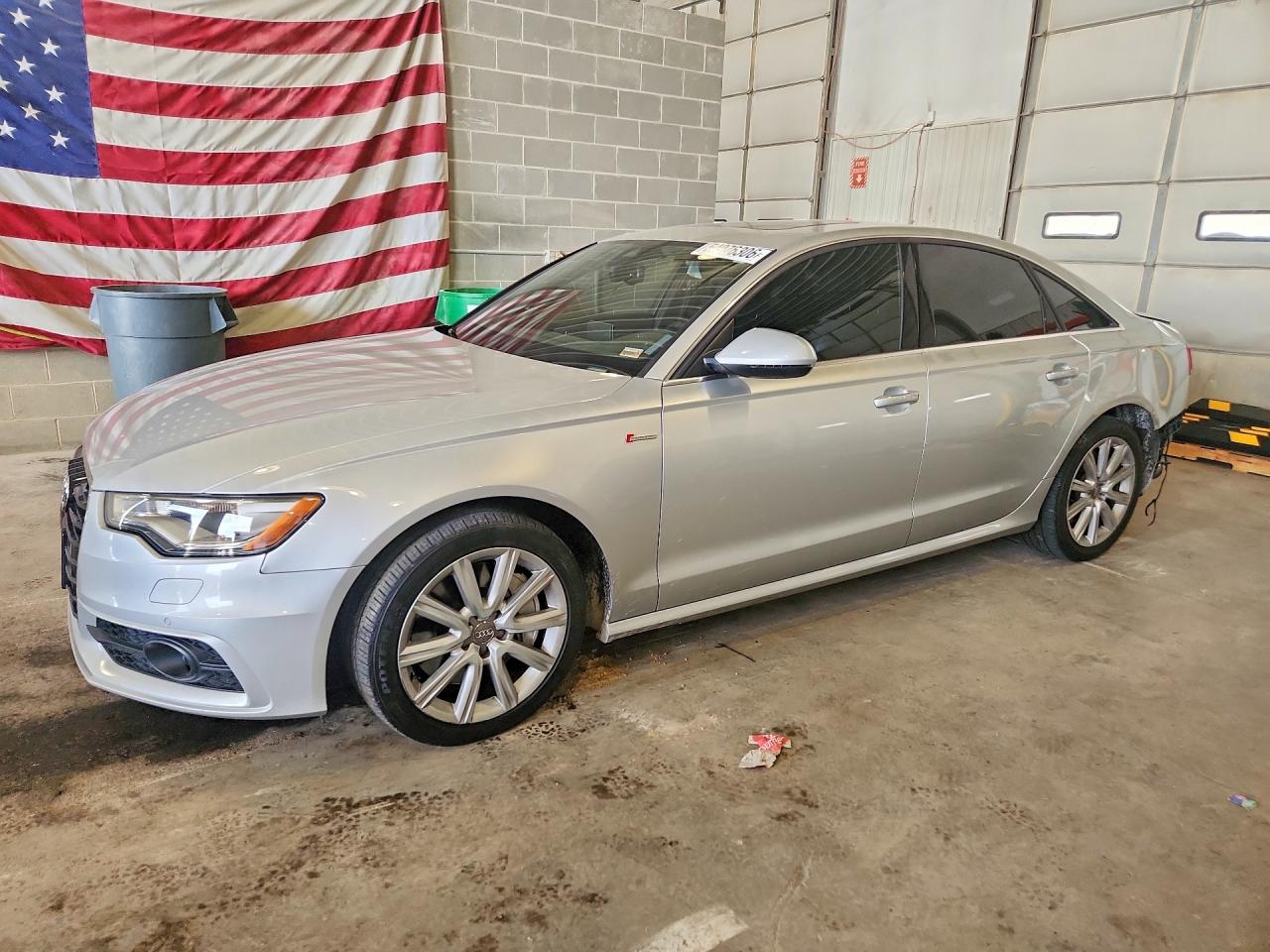 2012 Audi A6 Prestige Silver vin: WAUHGAFC1CN146885
