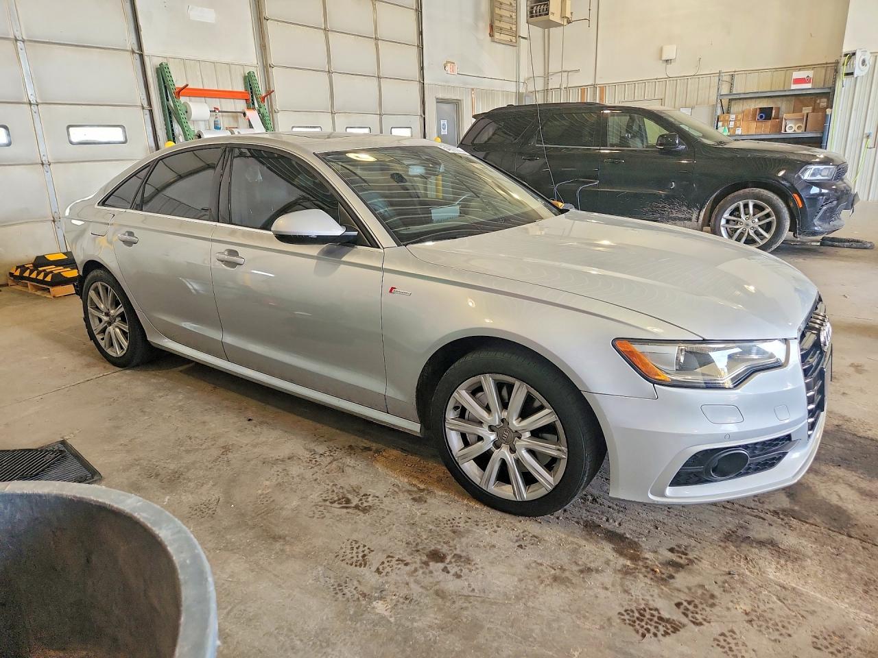 2012 Audi A6 Prestige Silver vin: WAUHGAFC1CN146885