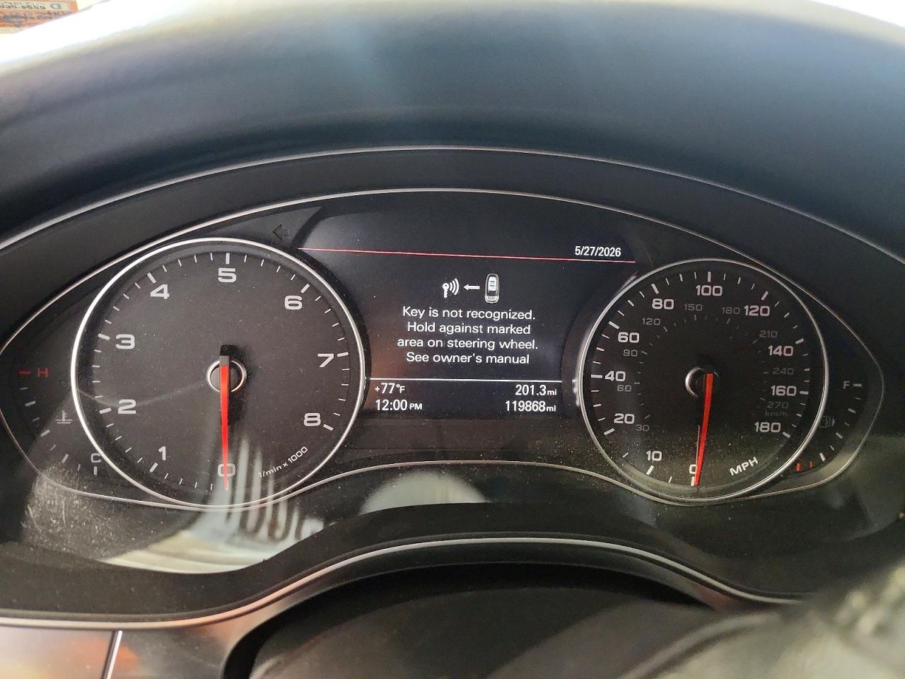 2012 Audi A6 Prestige Silver vin: WAUHGAFC1CN146885