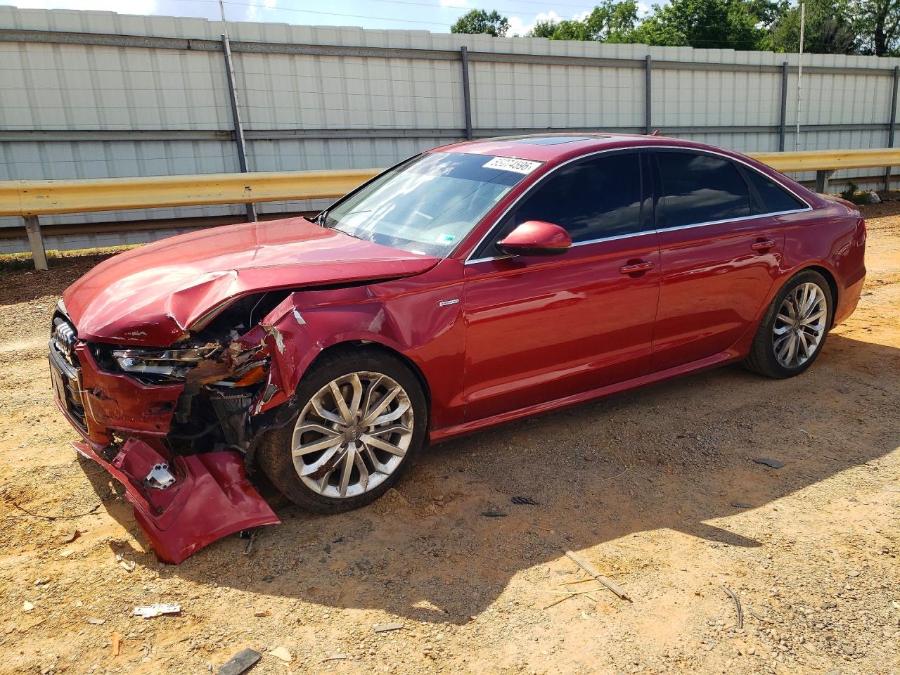 2013 Audi A6 Prestige Red vin: WAUHGAFC1DN007700
