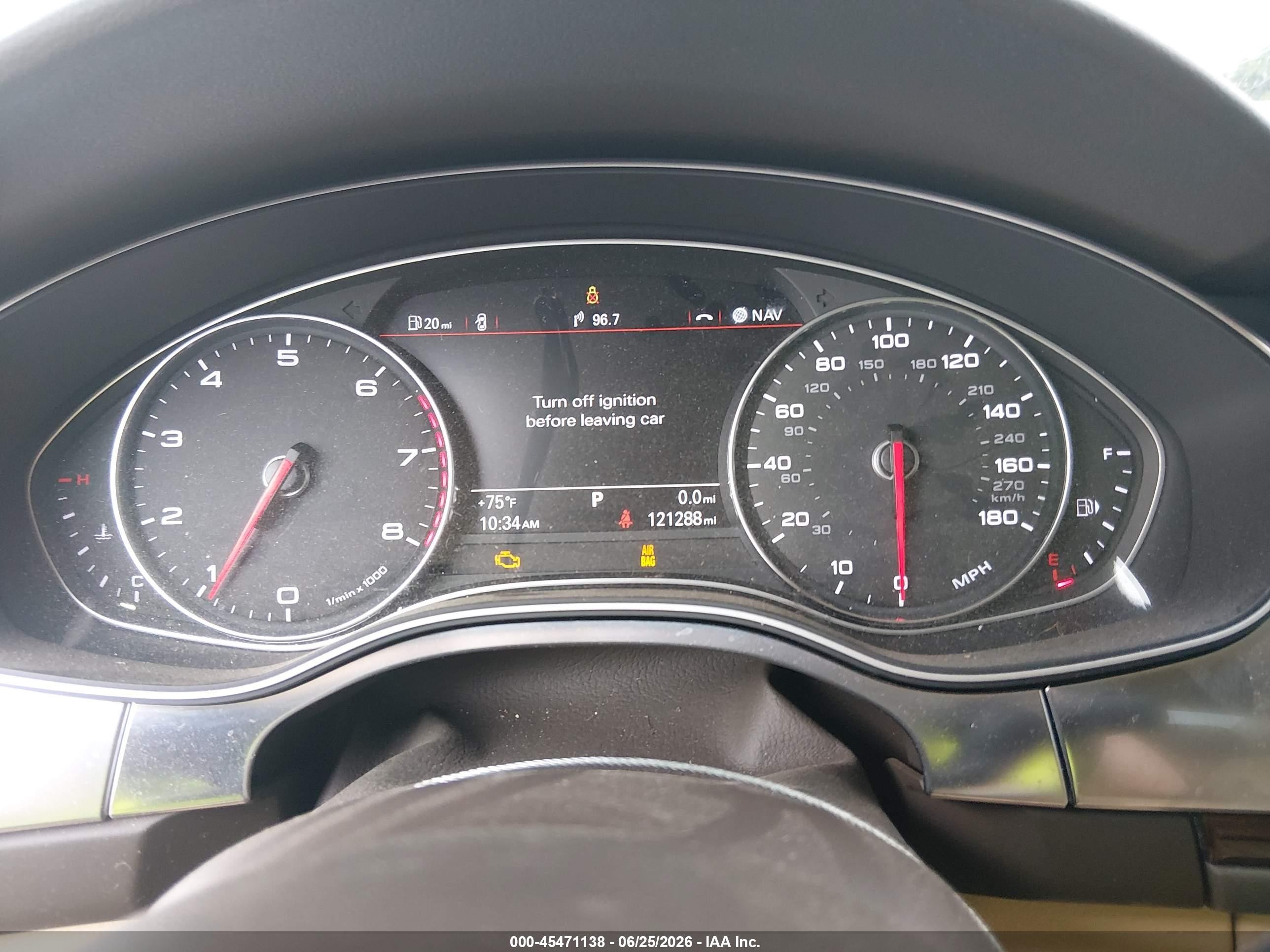2013 Audi A6 3.0t Premium White vin: WAUHGAFC1DN107750