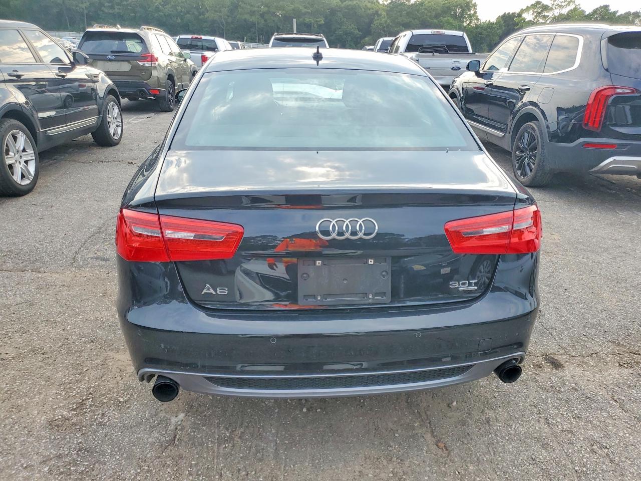 2014 Audi A6 Prestige Black vin: WAUHGAFC1EN082396