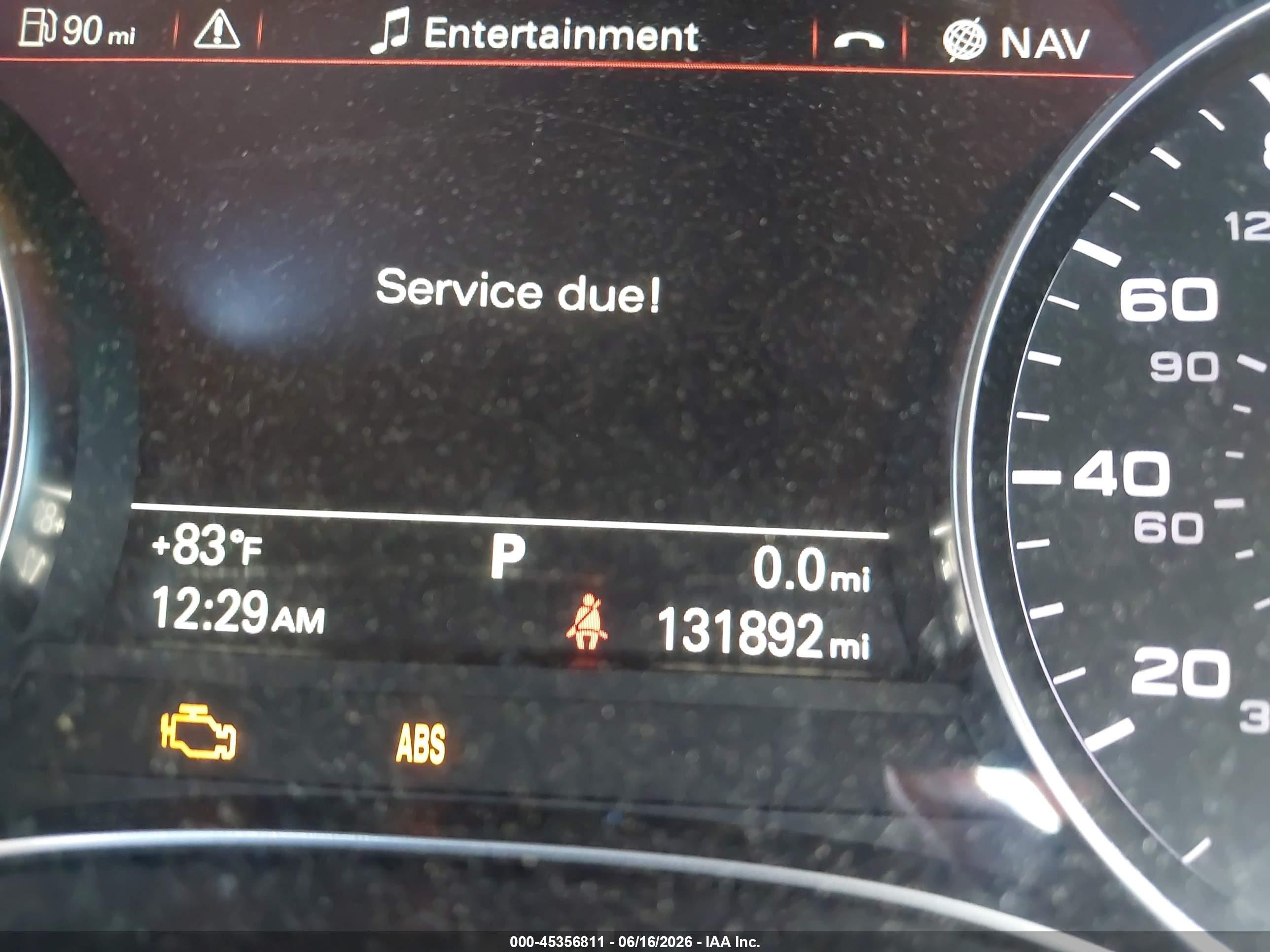 2014 Audi A6 3.0t Premium Plus Black vin: WAUHGAFC1EN101139