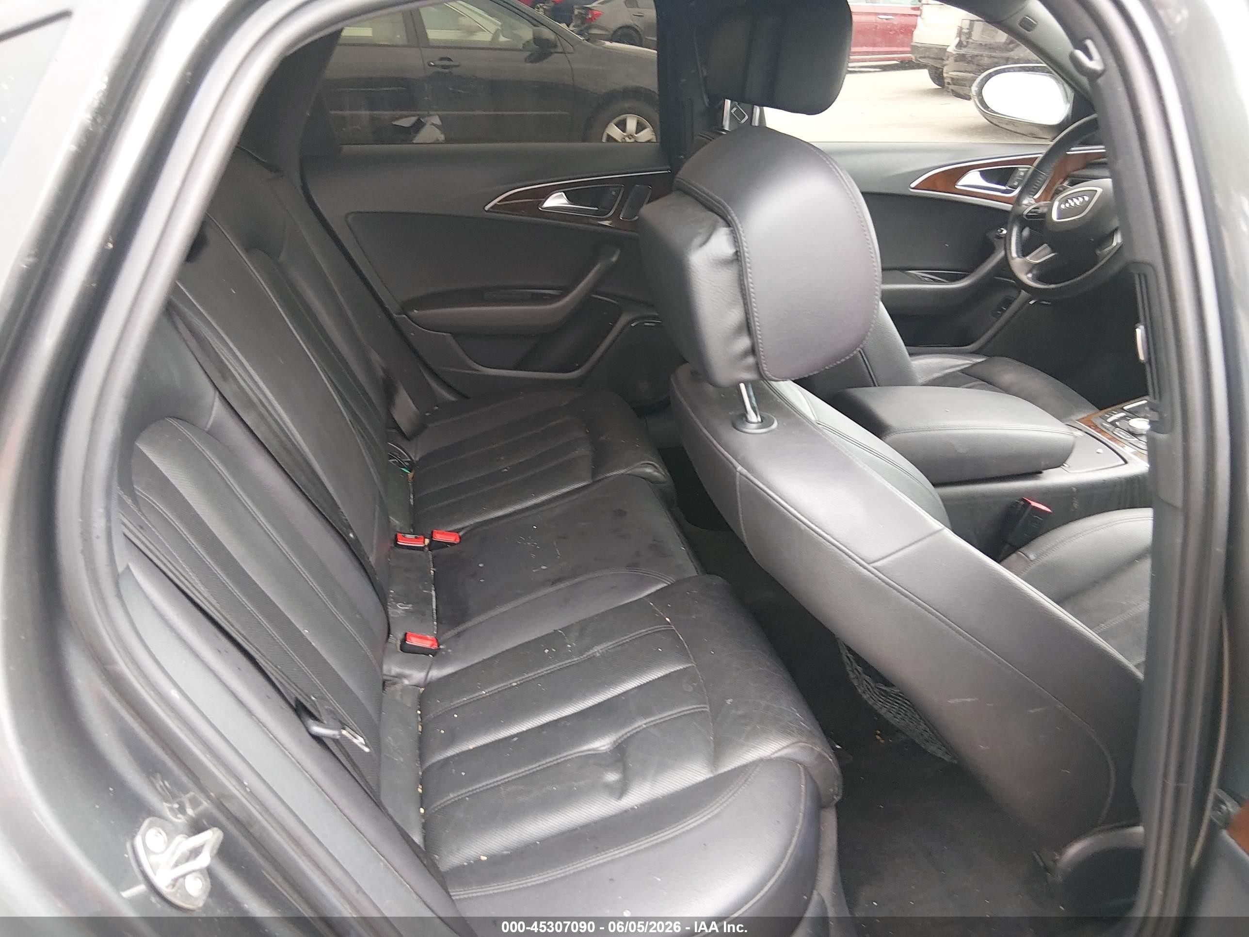 2014 Audi A6 3.0t Premium Plus Black vin: WAUHGAFC1EN115039