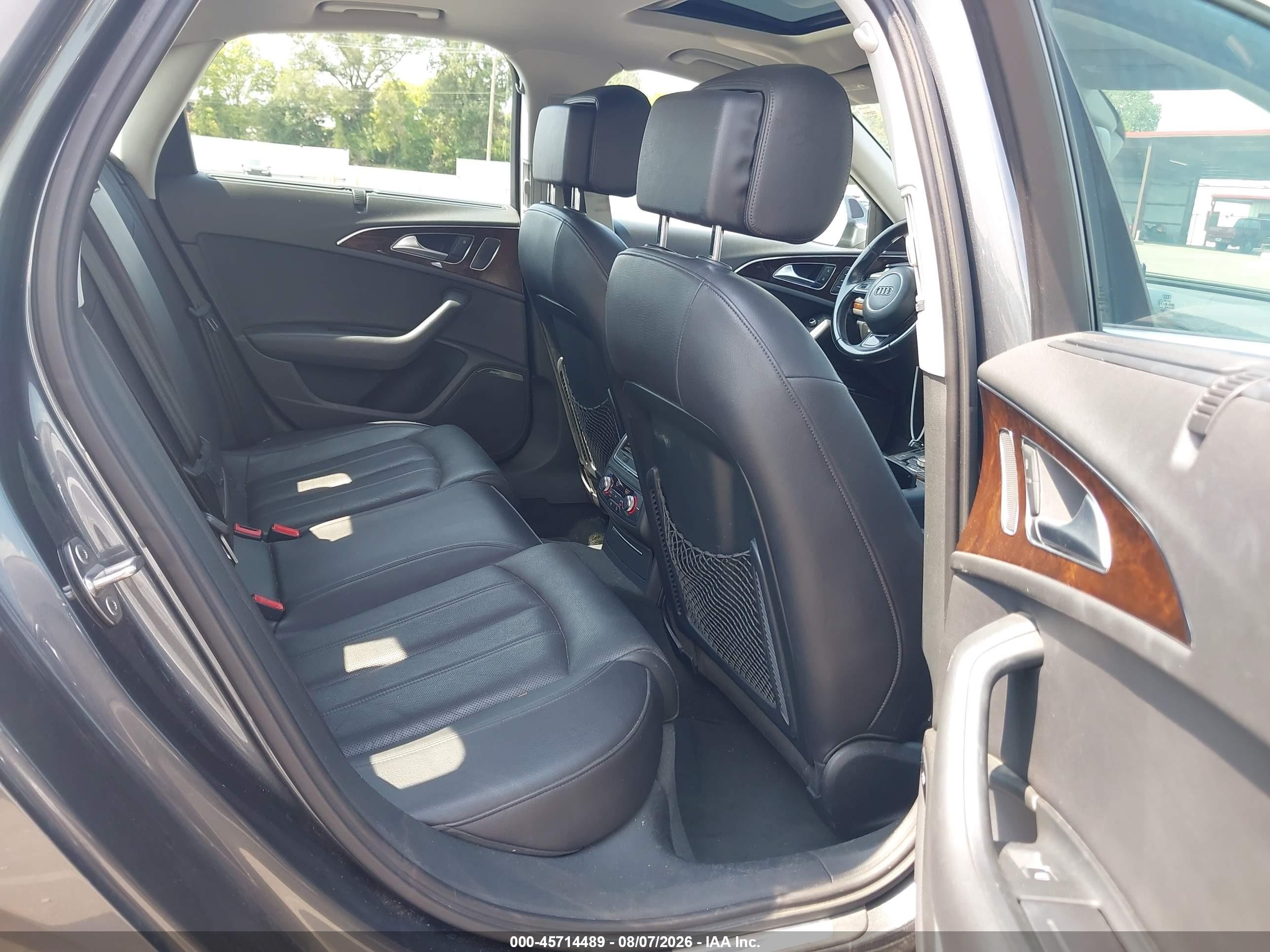 2015 Audi A6 3.0t Premium Plus Gray vin: WAUHGAFC1FN023057