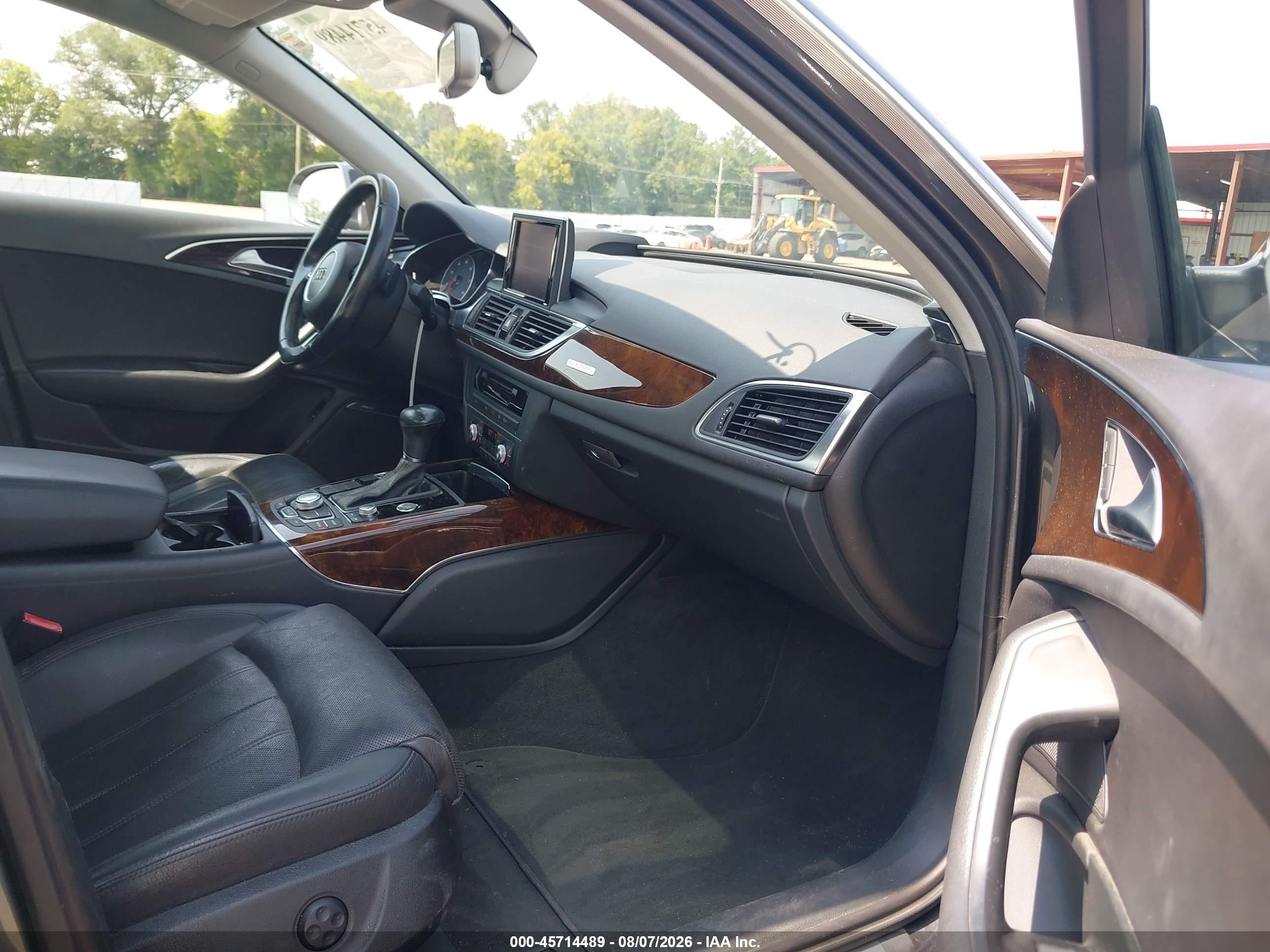 2015 Audi A6 3.0t Premium Plus Gray vin: WAUHGAFC1FN023057