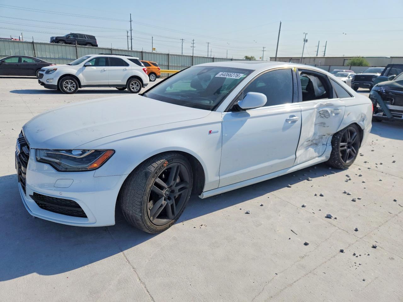 2015 Audi A6 Prestige White vin: WAUHGAFC1FN025651