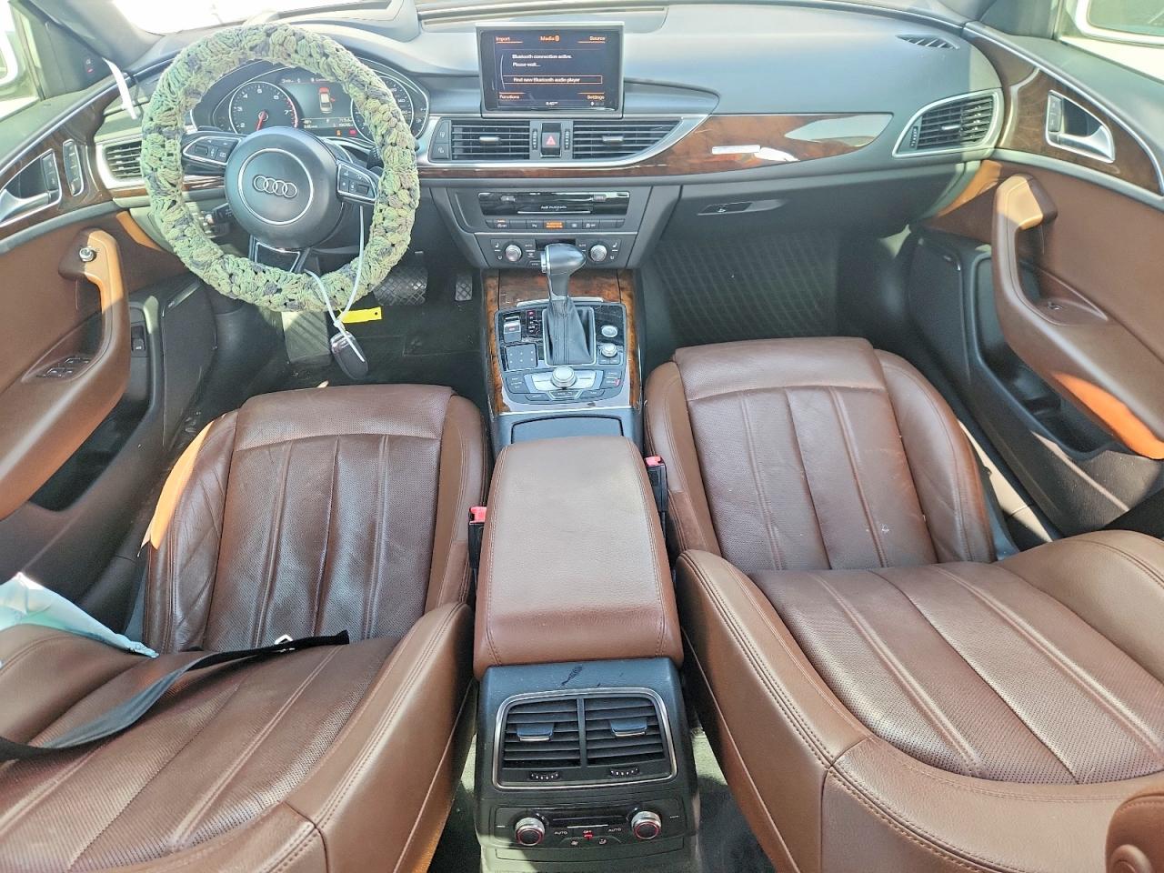 2015 Audi A6 Prestige White vin: WAUHGAFC1FN025651