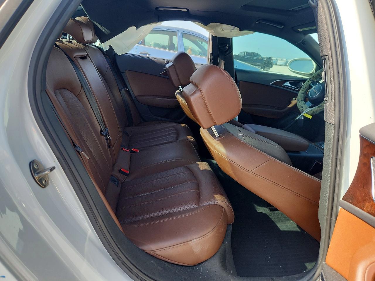 2015 Audi A6 Prestige White vin: WAUHGAFC1FN025651