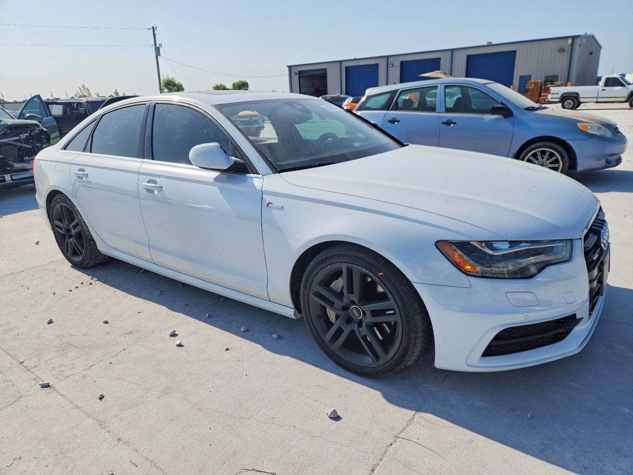 2015 Audi A6 Prestige White vin: WAUHGAFC1FN025651