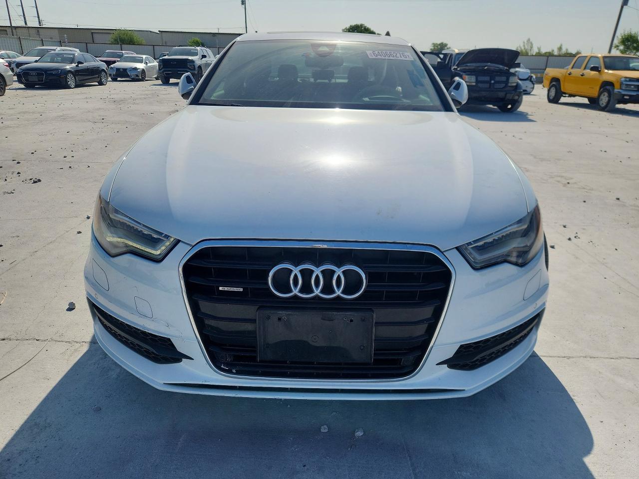 2015 Audi A6 Prestige White vin: WAUHGAFC1FN025651