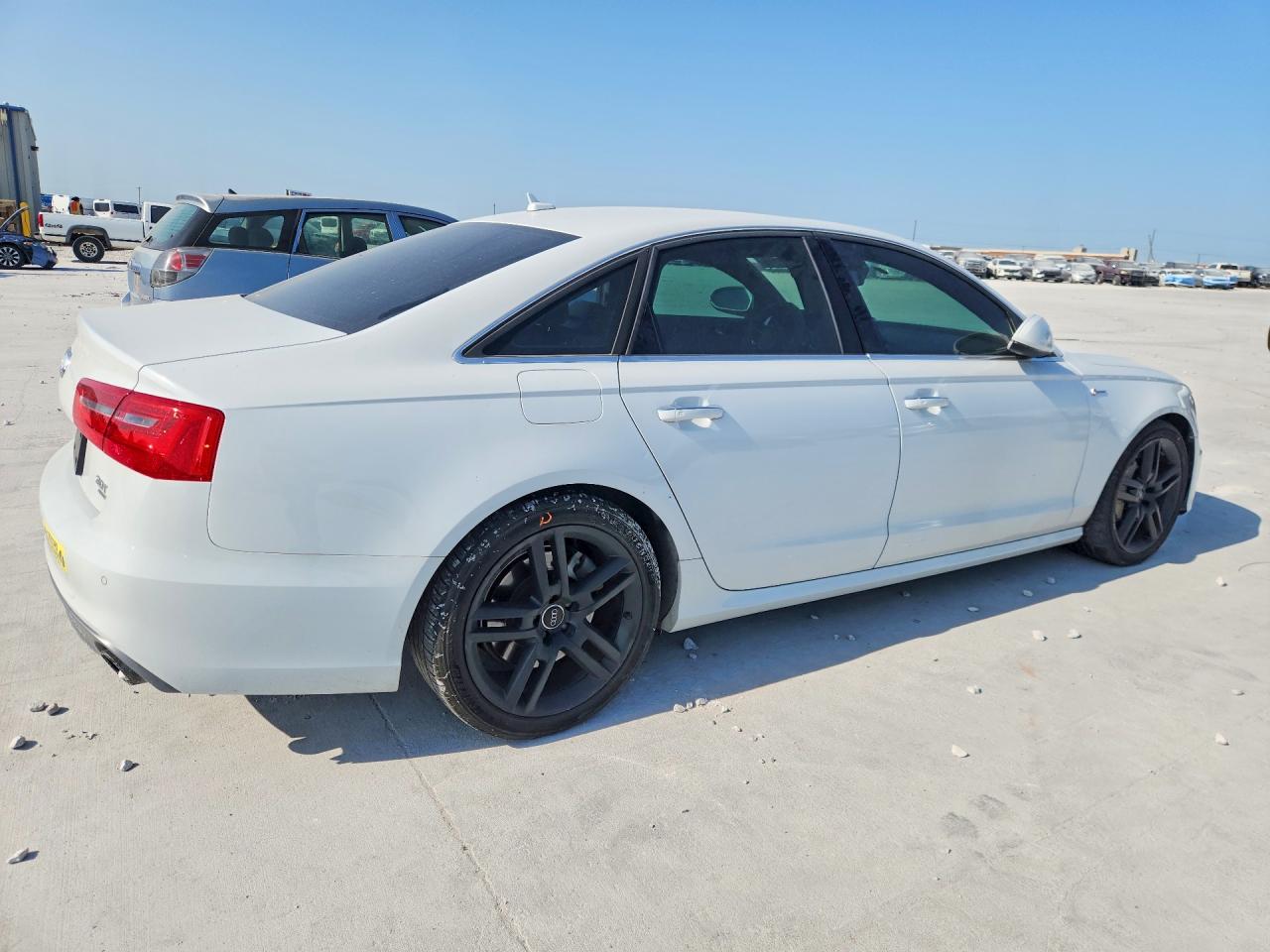 2015 Audi A6 Prestige White vin: WAUHGAFC1FN025651