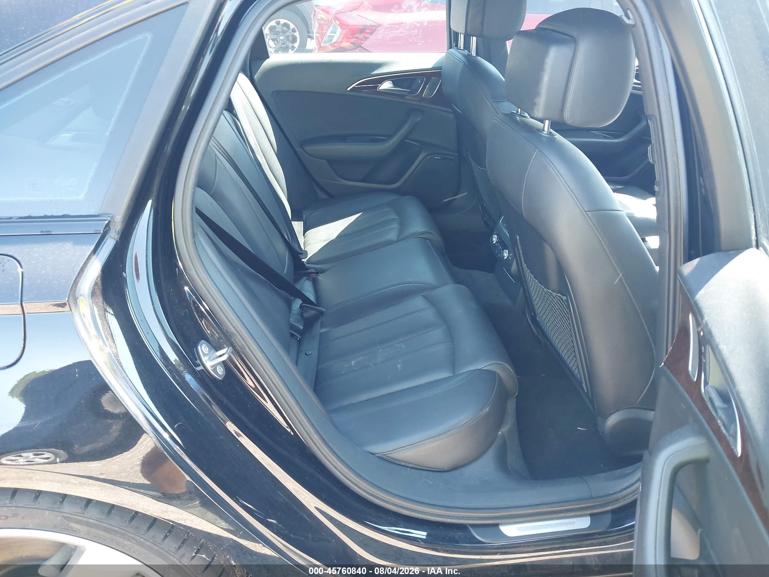 2014 Audi A6 3.0t Premium Plus Black vin: WAUHGAFC2EN026998