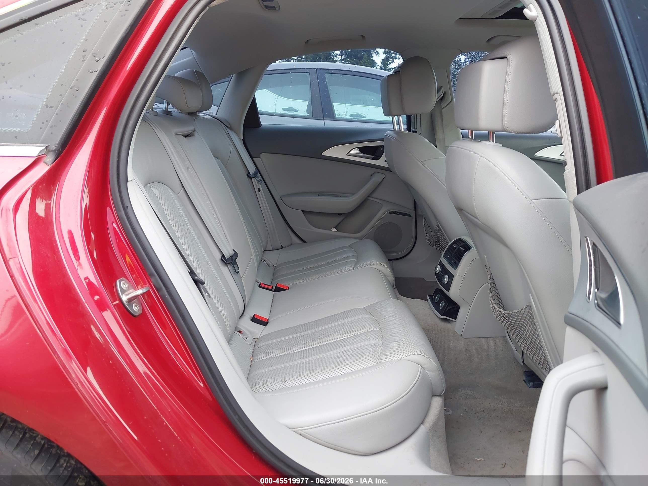 2014 Audi A6 3.0t Premium Plus Red vin: WAUHGAFC2EN030517