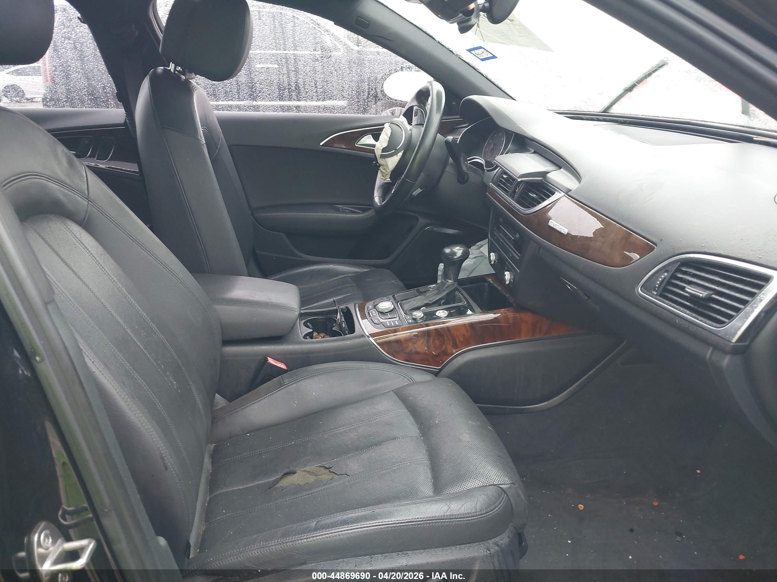 2014 Audi A6 3.0t Premium Plus Black vin: WAUHGAFC2EN151936