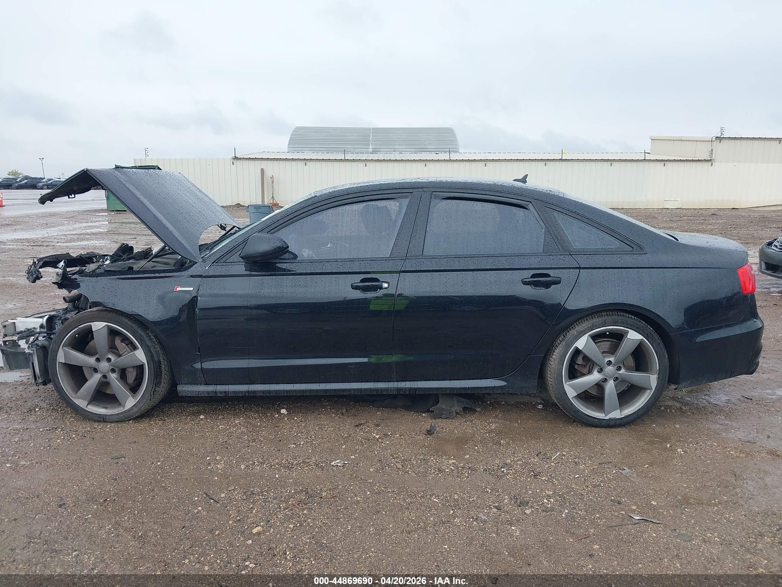 2014 Audi A6 3.0t Premium Plus Black vin: WAUHGAFC2EN151936