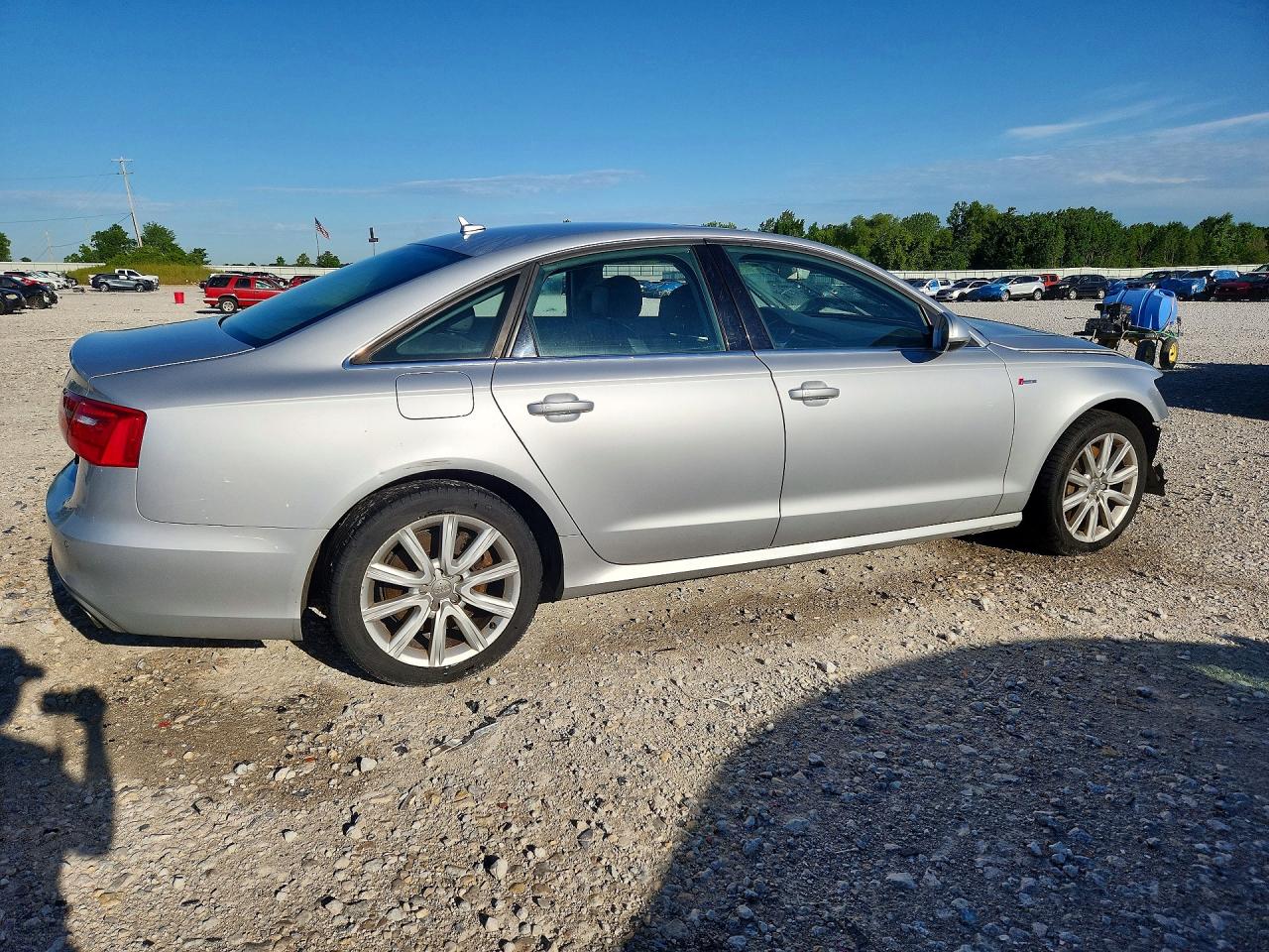 2012 Audi A6 Prestige Silver vin: WAUHGAFC3CN041572