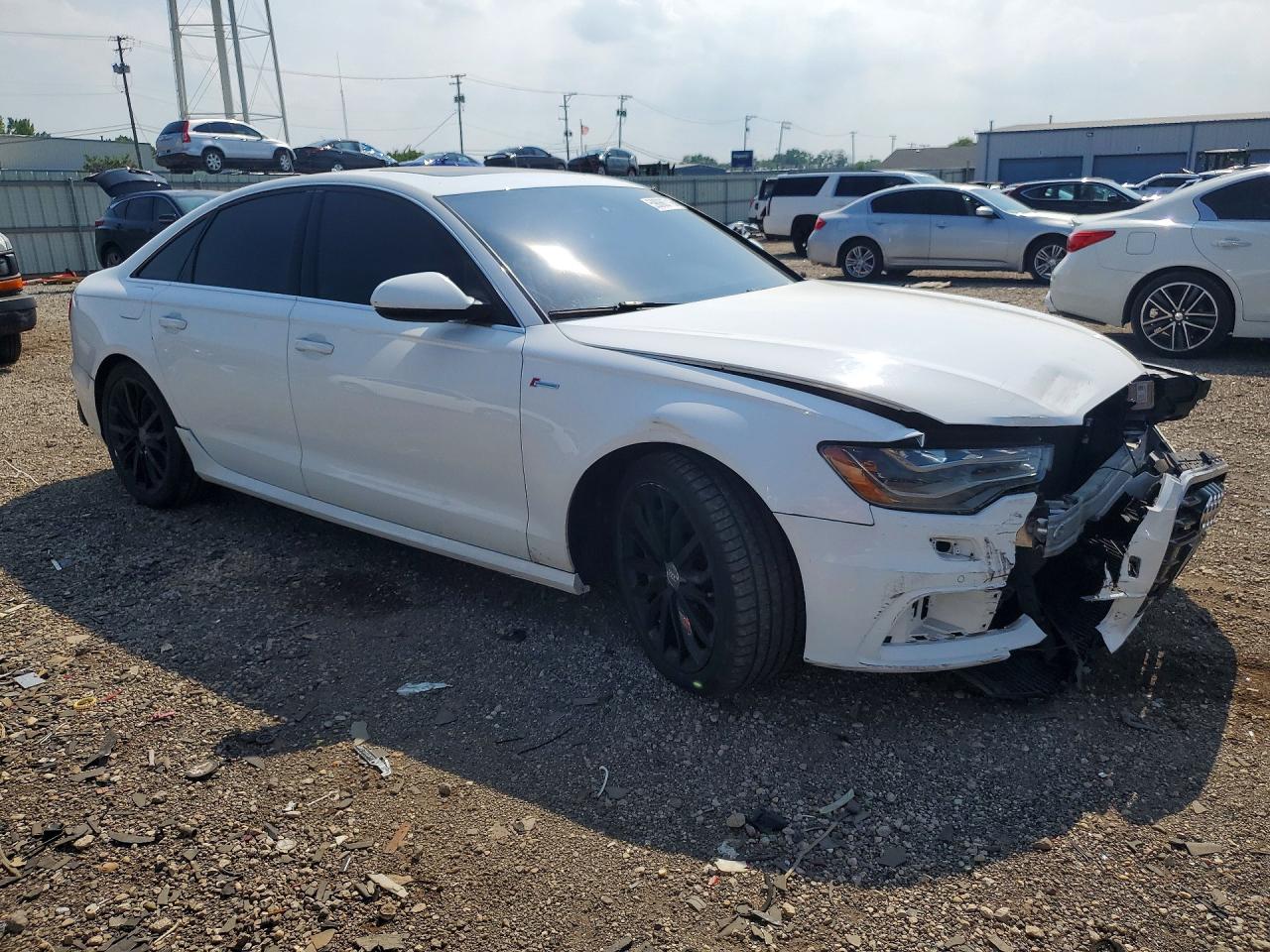 2012 Audi A6 Prestige White vin: WAUHGAFC3CN153613