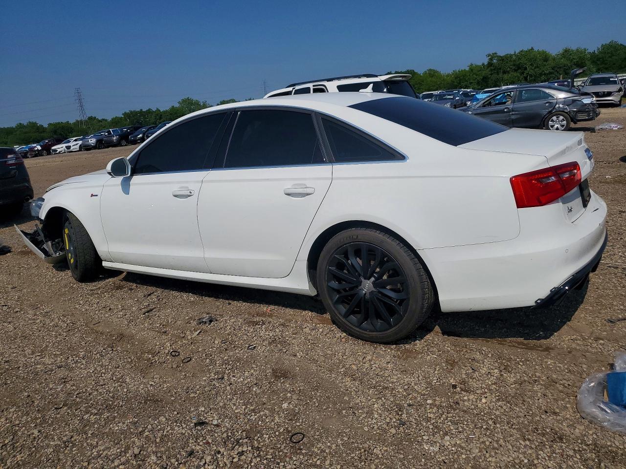 2012 Audi A6 Prestige White vin: WAUHGAFC3CN153613