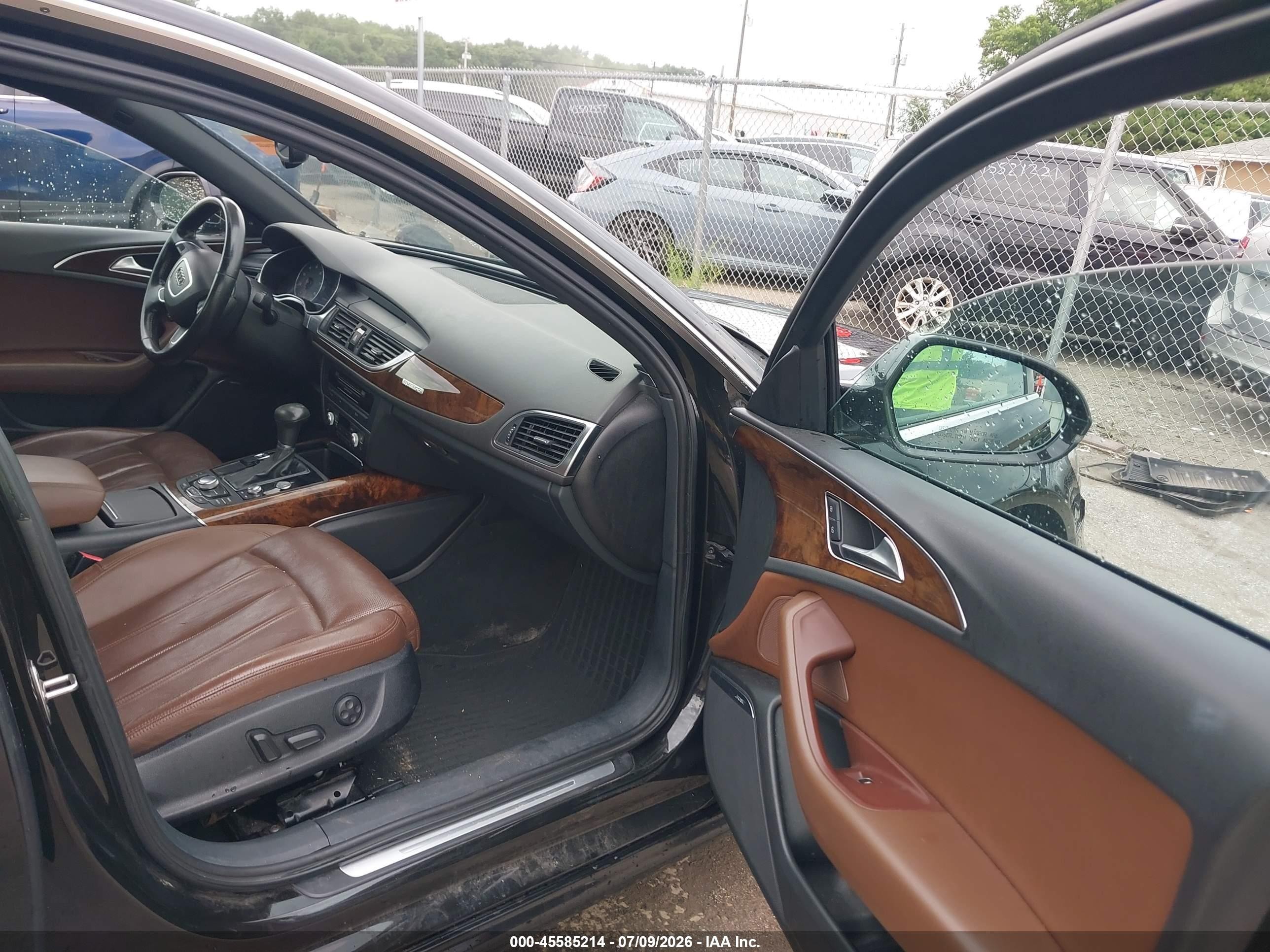 2014 Audi A6 3.0t Premium Plus Черный vin: WAUHGAFC3EN013693