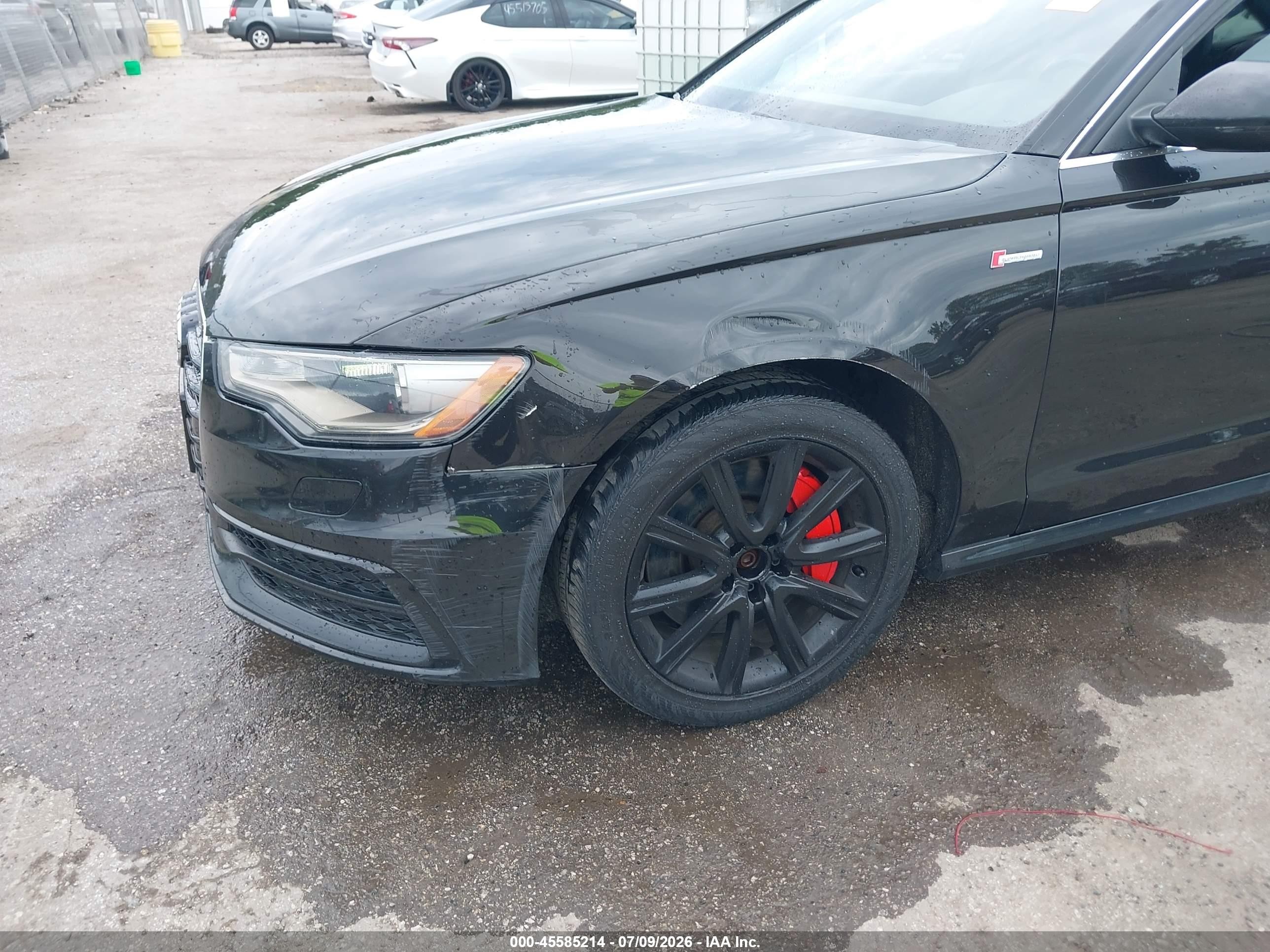 2014 Audi A6 3.0t Premium Plus Черный vin: WAUHGAFC3EN013693