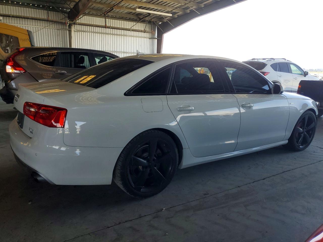 2014 Audi A6 Prestige White vin: WAUHGAFC3EN033815