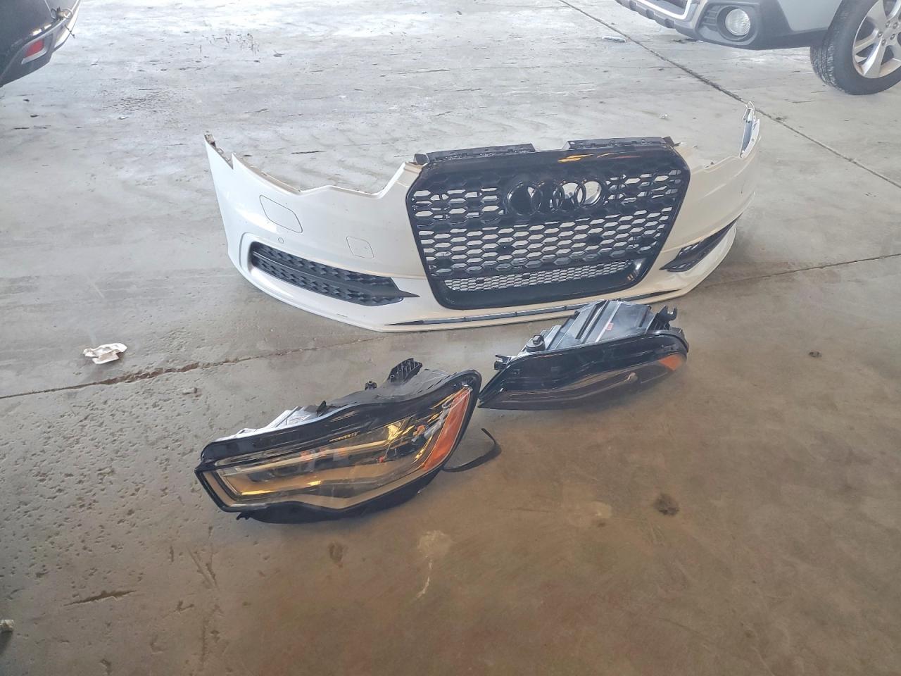 2014 Audi A6 Prestige White vin: WAUHGAFC3EN033815