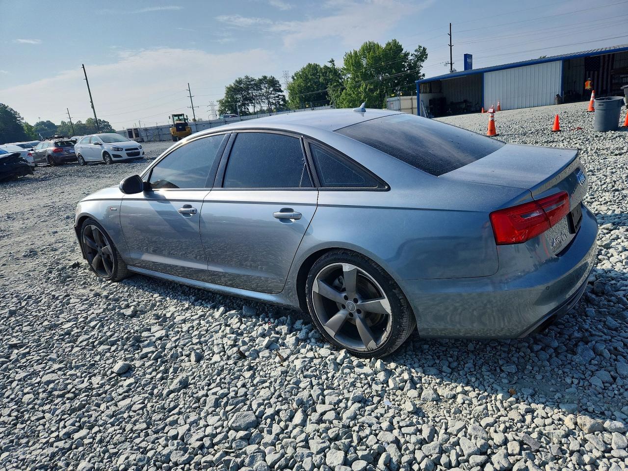 2014 Audi A6 Prestige Silver vin: WAUHGAFC3EN054163