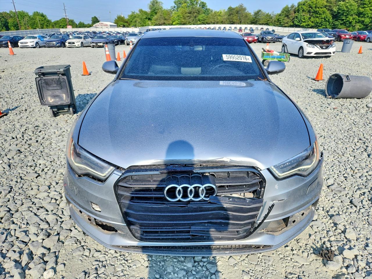 2014 Audi A6 Prestige Silver vin: WAUHGAFC3EN054163
