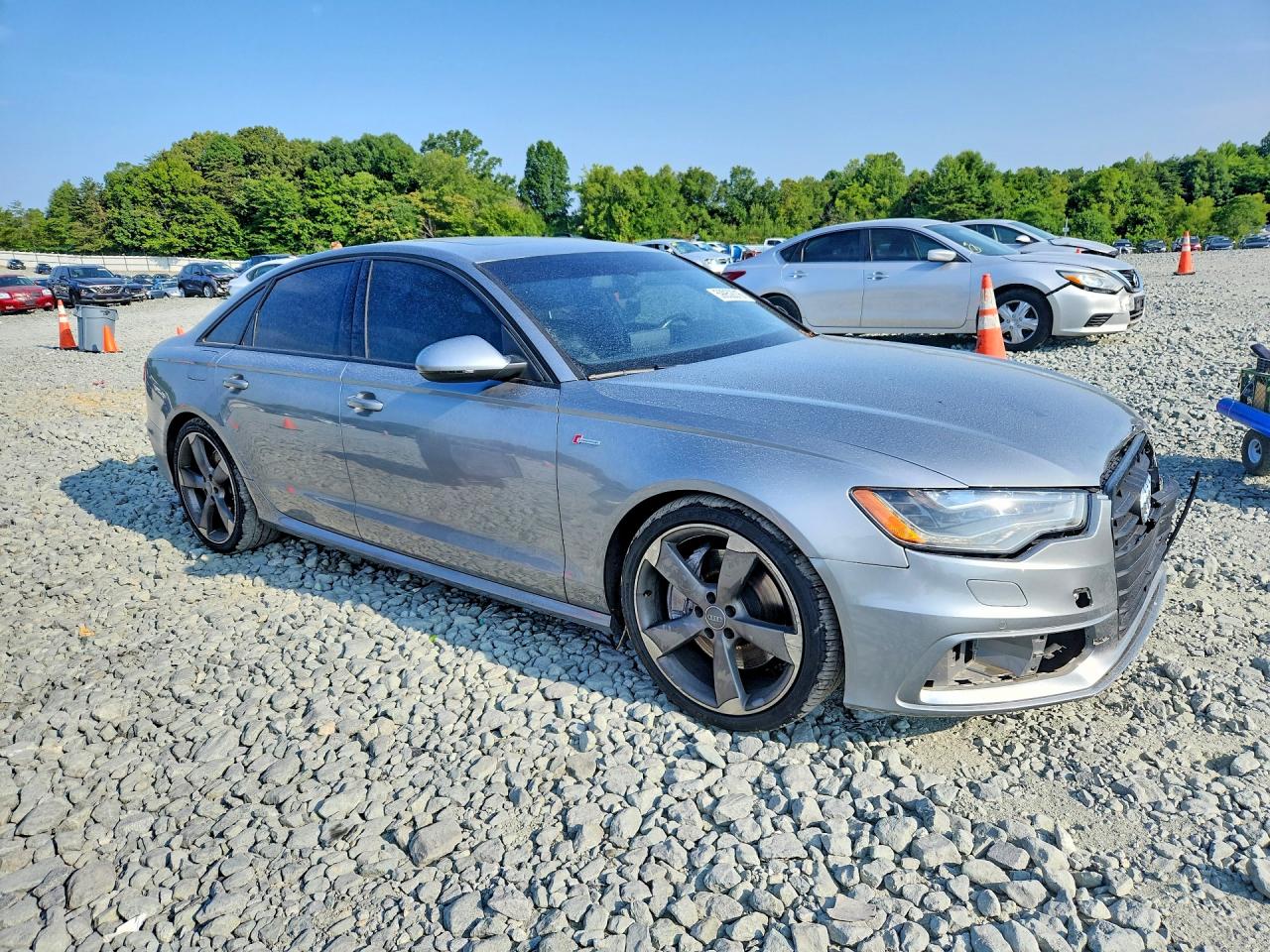 2014 Audi A6 Prestige Silver vin: WAUHGAFC3EN054163