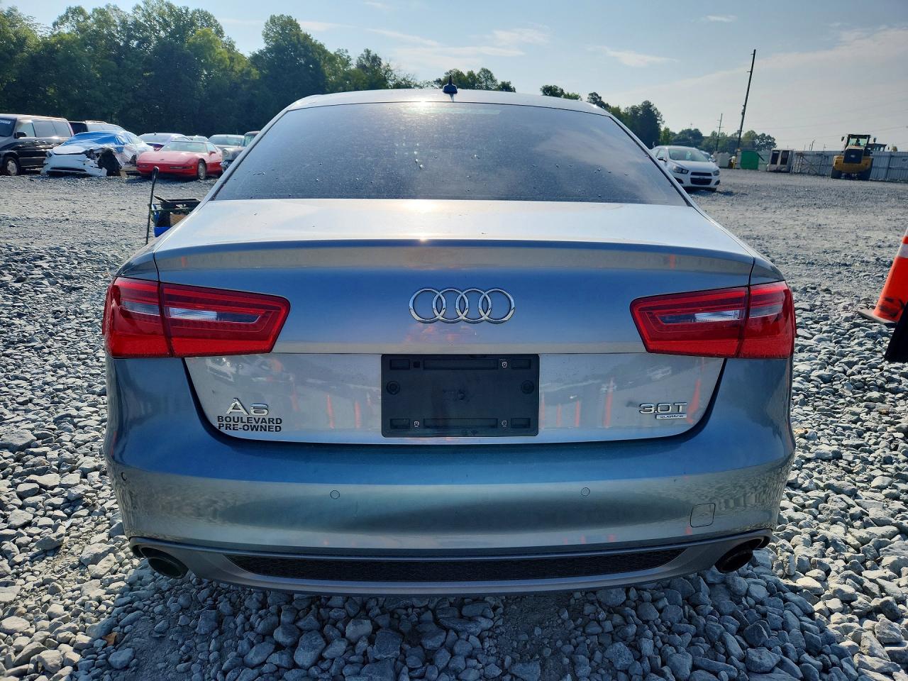 2014 Audi A6 Prestige Silver vin: WAUHGAFC3EN054163