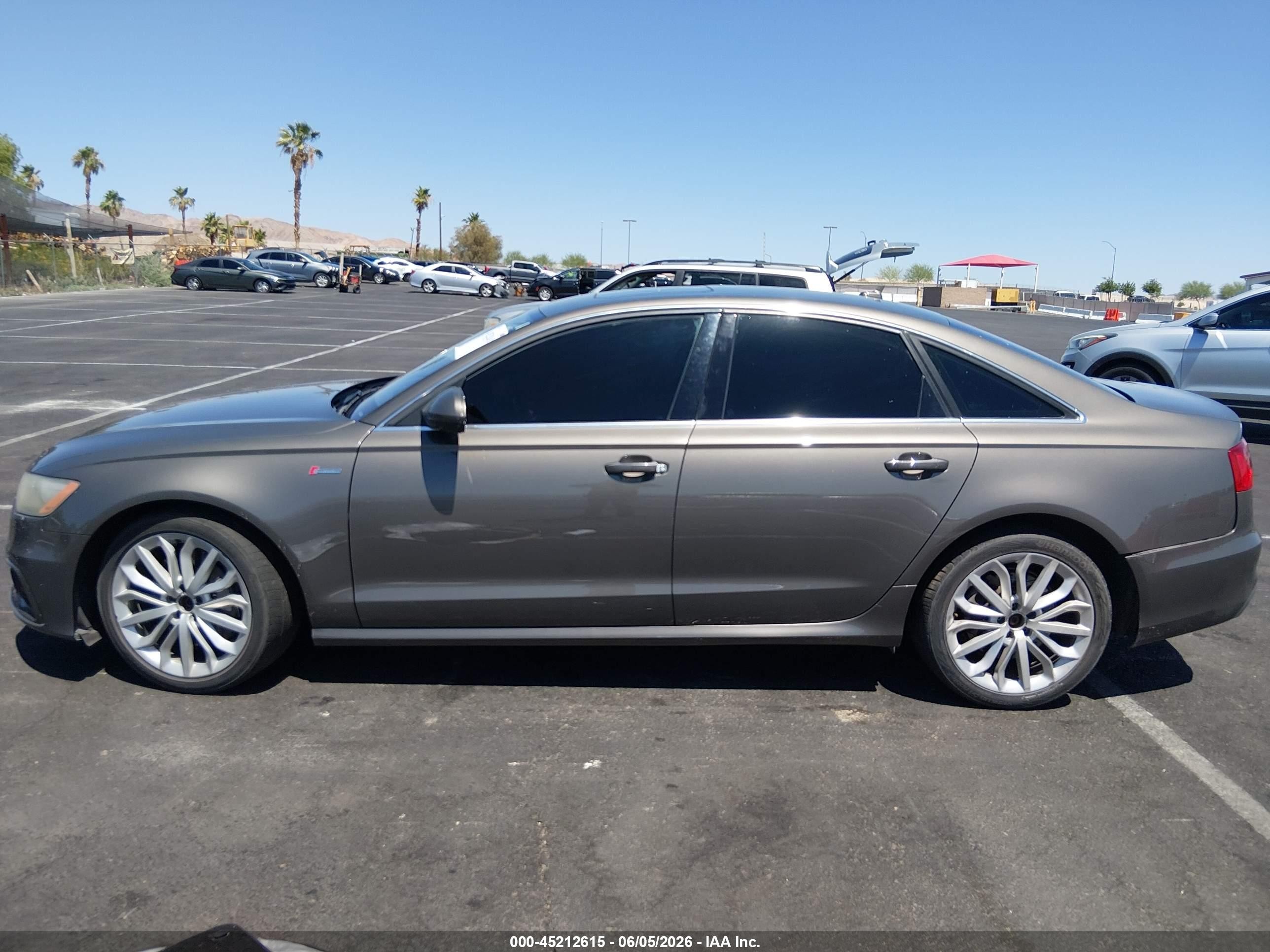 2014 Audi A6 3.0t Premium Plus Brown vin: WAUHGAFC3EN076177