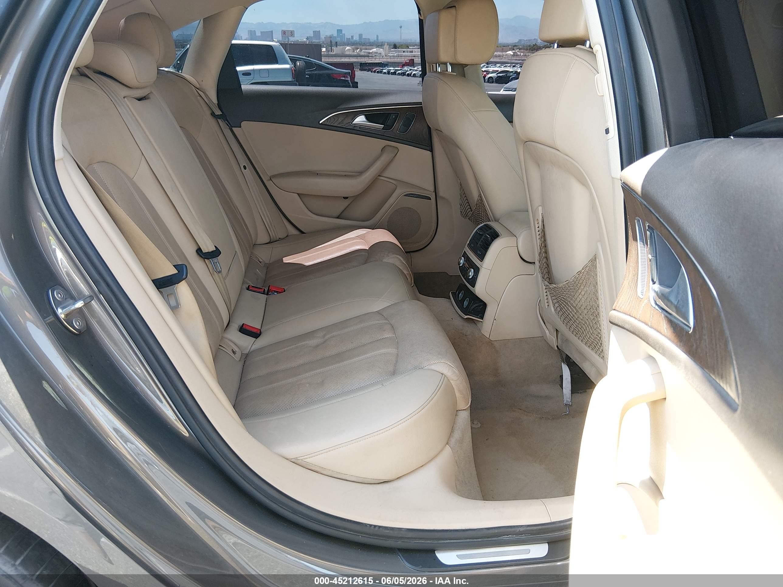 2014 Audi A6 3.0t Premium Plus Brown vin: WAUHGAFC3EN076177
