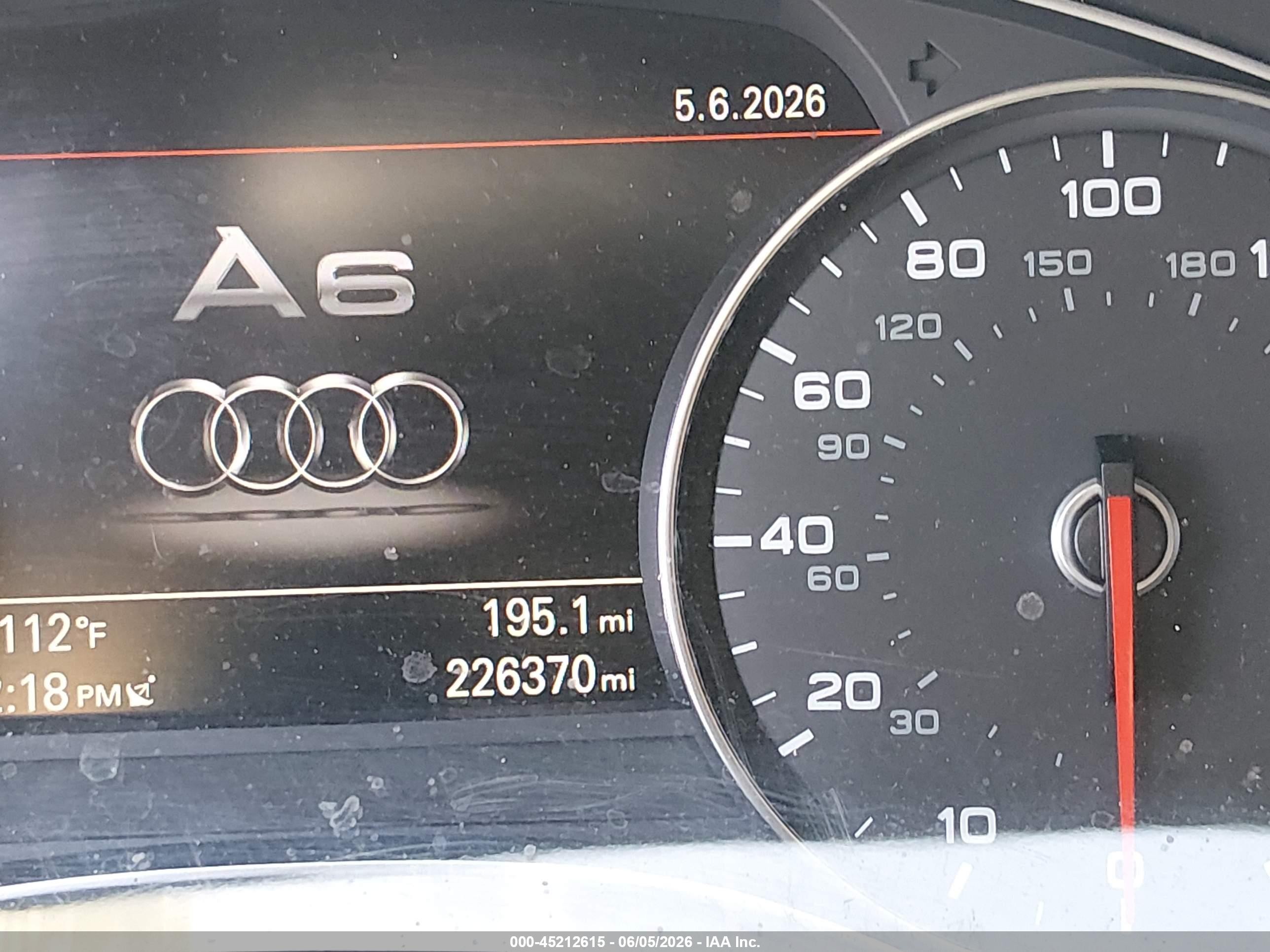 2014 Audi A6 3.0t Premium Plus Brown vin: WAUHGAFC3EN076177