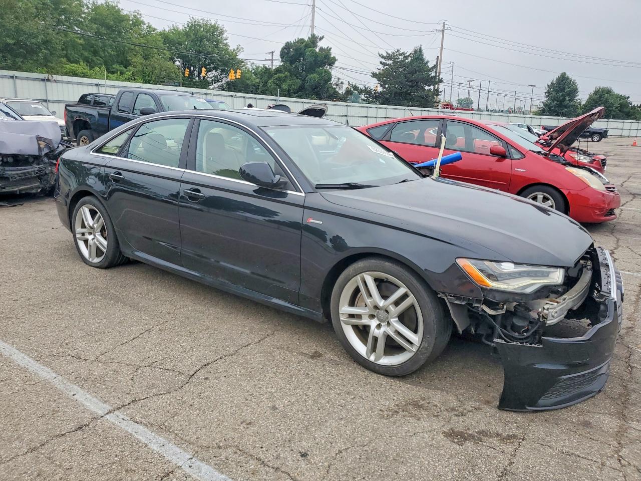 2014 Audi A6 Prestige Black vin: WAUHGAFC3EN138158