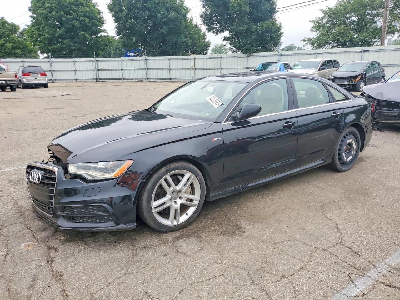 2014 Audi A6 Prestige Black vin: WAUHGAFC3EN138158