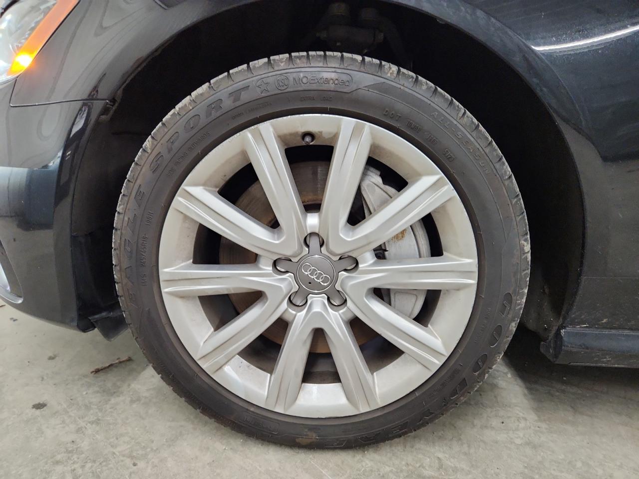 2015 Audi A6 Prestige Black vin: WAUHGAFC3FN020404 Damage: Left Front Wheel, Curb Rash, 7 To 8 Inches